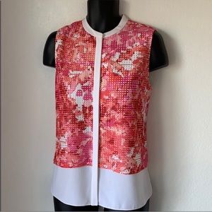 T Tahari Floral Top‎